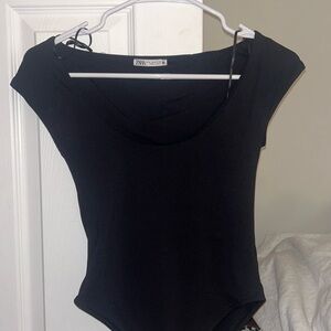 Zara scoop neck bodysuit